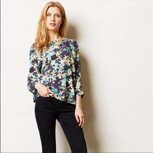 Anthropologie Tops - Anthropologie Sam & Lavi Floral Blouse